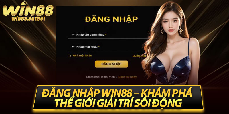 Đăng Nhập Win88 – Khám Phá Thế Giới Giải Trí Sôi Động