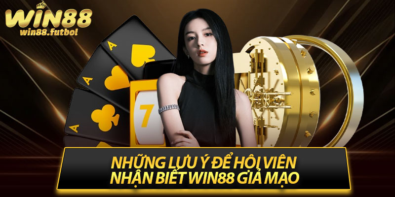 Những lưu ý để hội viên nhận biết Win88 giả mạo